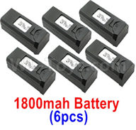 Visuo XS812 Battery-3.85V 1800MAH Battery(6pcs),Visuo XS812 Parts